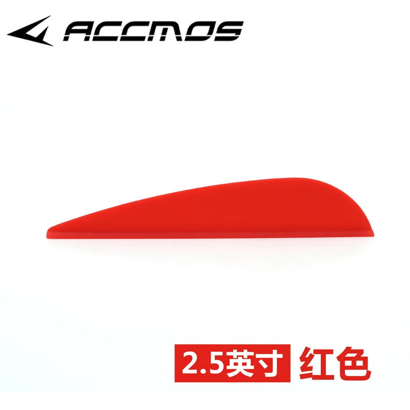 Lot Rubber Arrow Vanes 2 5 3 4 Inches Plastic Fletch Archery Feathers