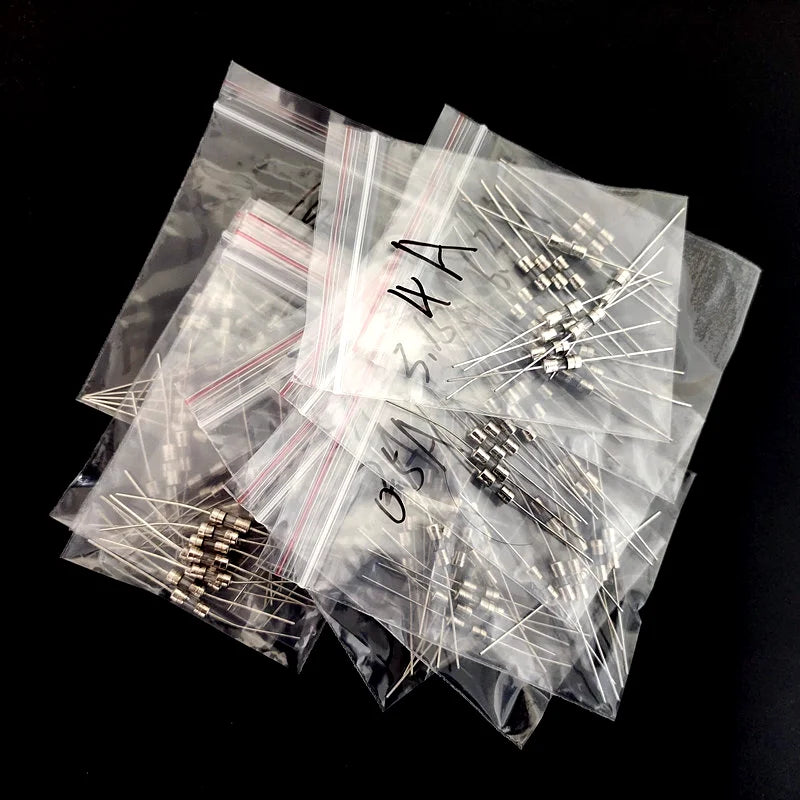 10Kind 100Pcs/lot 3.6*10mm 250V Double Pin Fast blow Glass Fuse Fith Lead Wire Mix Set 0.5A 1A 2A 3A 3.15A 4A 5A 6.3A 8A 10A Peaceful Pleasures Health and Wellness
