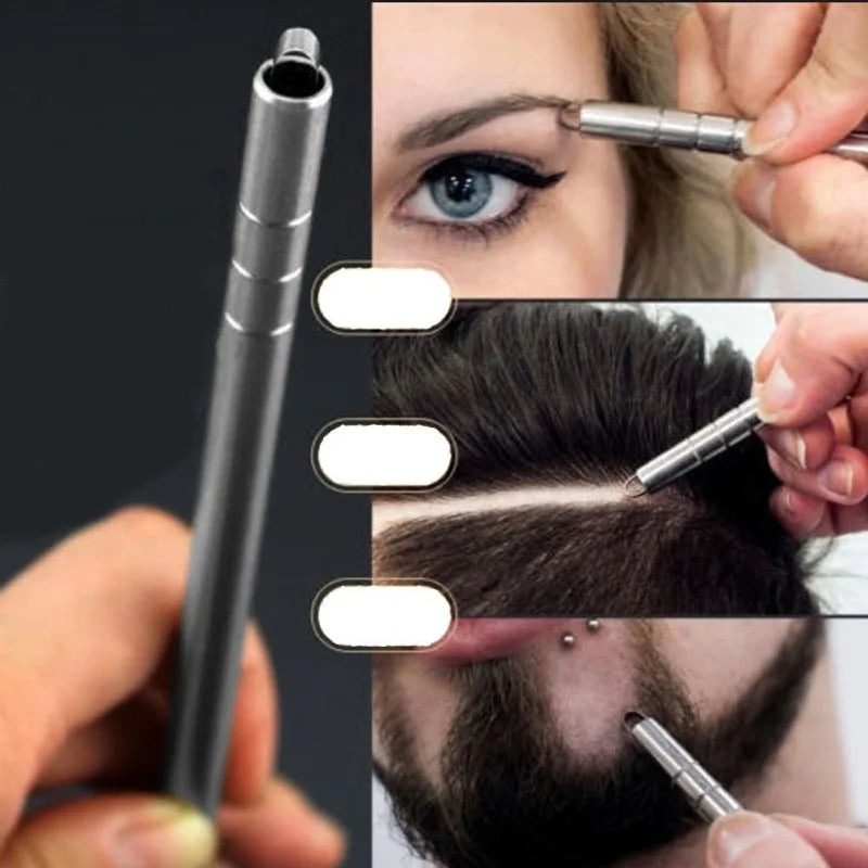 Hair Engraving Pen + 10 Blades – DIY Beard & Hair Styling Tool