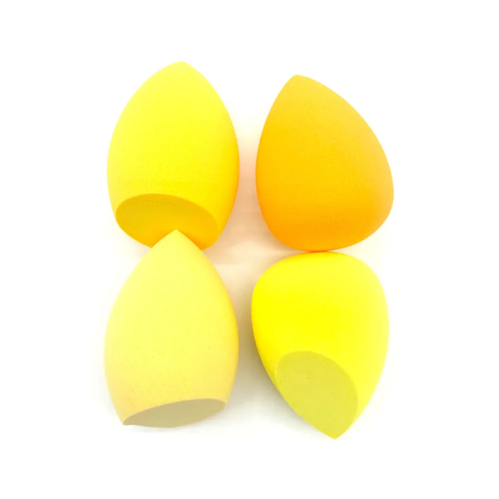 4-Pack Makeup Blending Sponge Puffs | Dry & Wet Foundation