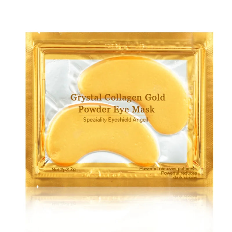 BIOAOUA Gold Collagen Eye Masks 50 Pairs – Anti-Aging Patches