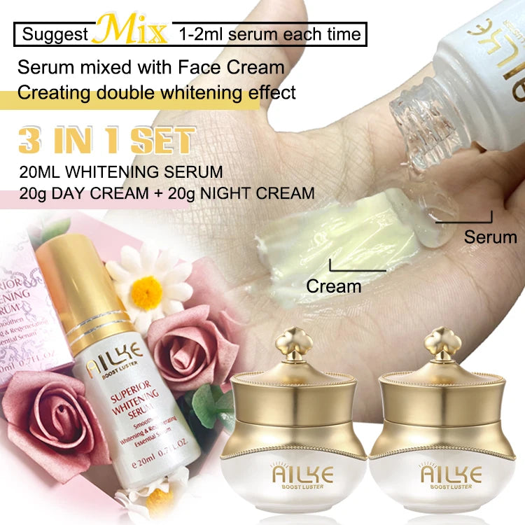 AILKE Brightening Face Care Set – Spot & Wrinkle, All Skin Types