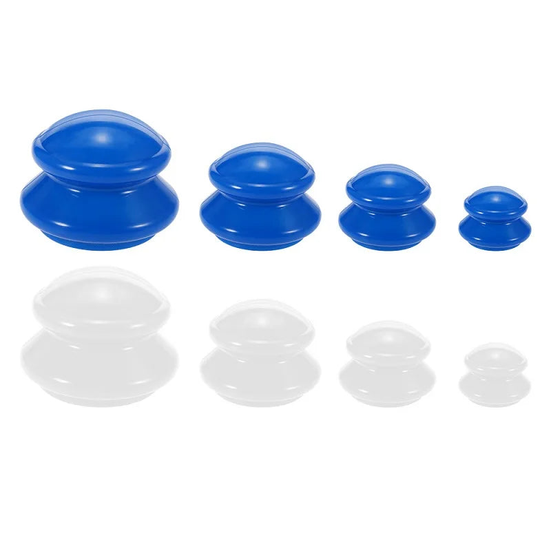 4-Piece Silicone Cupping Set – Anti-Cellulite Body Massage