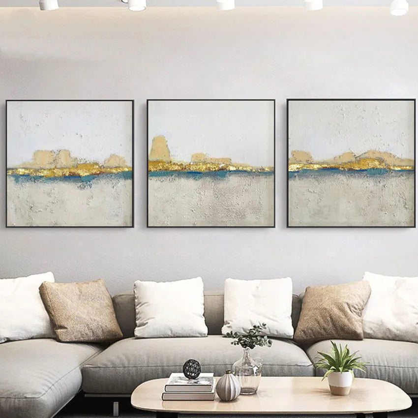 Abstract Poster Frameless 100%Handmade Canvas Oil Painting Acrylic Color Modern Popular Home Hotel Interior Wall Art Decoration Peaceful Pleasures Health and Wellness