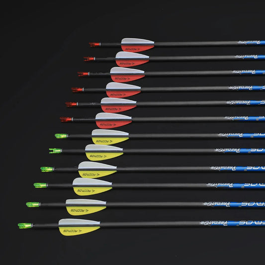 ID Pure Carbon Arrow Spine 300 350 400 500 600 700 800 900 1000 Peaceful Pleasures Health and Wellness sp700 32in red