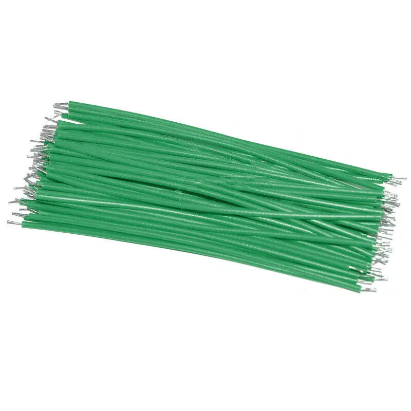 50Pcs 22AWG Tin-Plated PCB Solder Cable 1007-22AWG 5/10/15/20cm Fly Jumper Wire Cable Tin Conductor Wires Connector Wire Peaceful Pleasures Health and Wellness Green 10cm