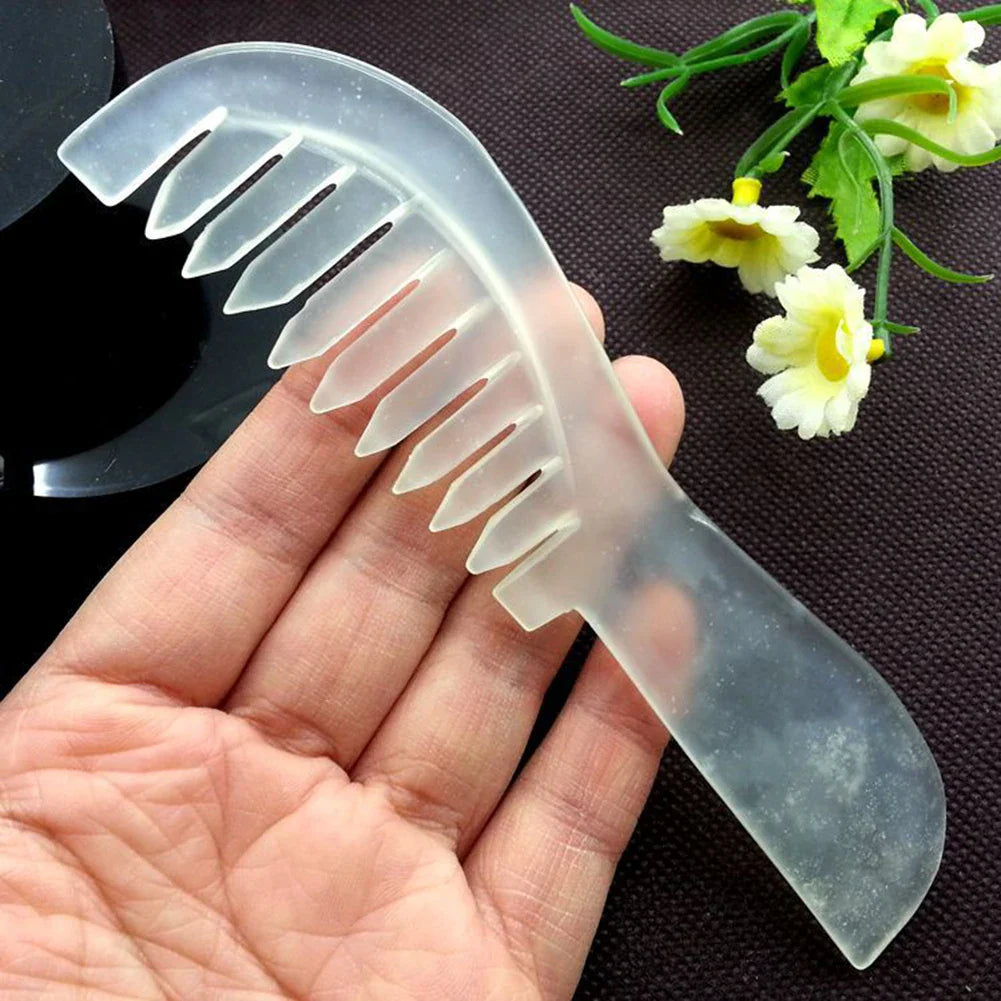 Natural Jade Massage Comb – Scalp Stimulator & Gua Sha Tool