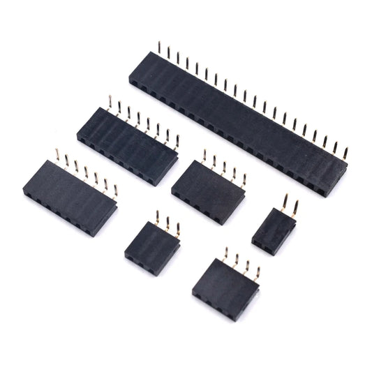 10pcs 2.54mm Single Row Female 90D PH8.5 Right Angle Pin Header Socket 1*2/3/4/5/6/7/8/9/10/20/40Pin Connector For Arduino Peaceful Pleasures Health and Wellness 10Pcs 2Pin