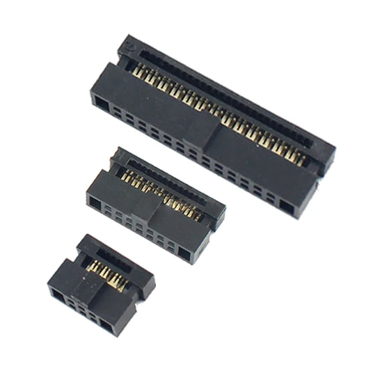 10Pcs/Lot 1.27mm Pitch IDC 6P 8 10 12 14 16 20 24 26 30 34 40 50 Pin FC Female Header Socket Cable Connector Peaceful Pleasures Health and Wellness 12P