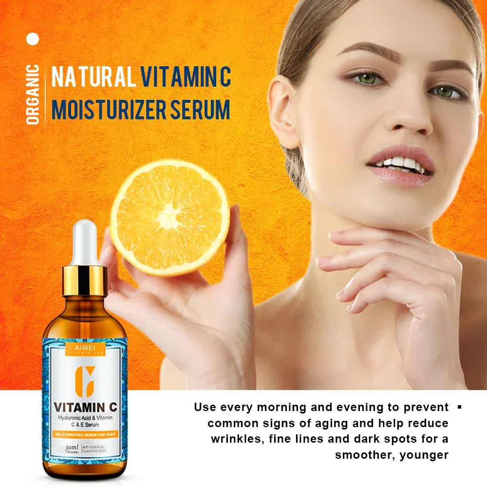 ENVISHA Face Serum – Vitamin C, Retinol & Hyaluronic Acid Face Serum ENVISHA