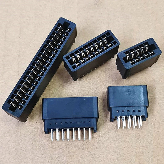 5PCS Edge Card Connector PCB Gold Finger Slot Socket 8 10 12 14 16 18 20 22 24 26 28 30 36 40 Pin Peaceful Pleasures Health and Wellness 2X2 4PIN
