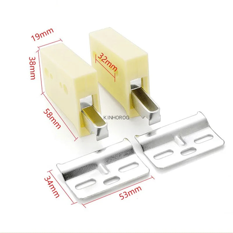 2-Pack Invisible Wall Mount Cabinet Hanging Bracket Connector