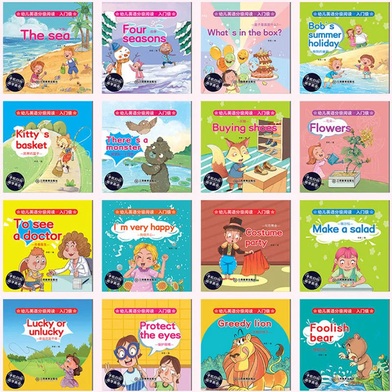 Children's English Early Learning Picture Book Storybook