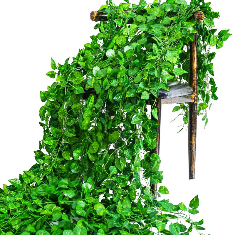 Artificial Silk Green Vine Rattan – Wedding & Home Wall Decor