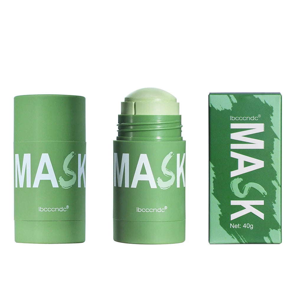 40g Face Mask Green Tea Clay Oil Control Deep Cleaning Blackhead Remover Purifying Shrinks Pores Nourishing Acne Treatment Peaceful Pleasures Health and Wellness