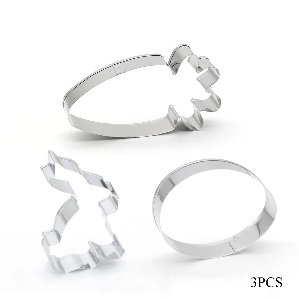 Christmas Cookie Cutters | Stainless Steel Xmas Baking Molds