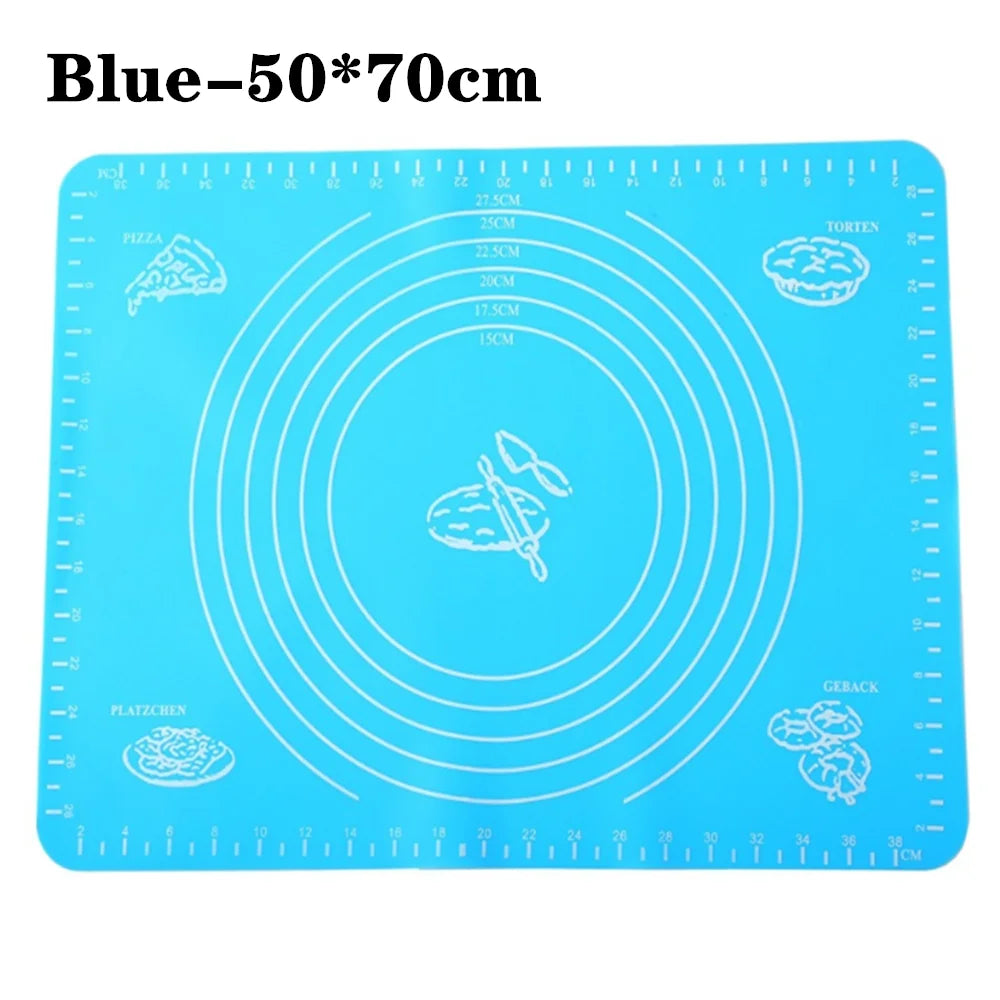 Silicone Baking Mat – Non-Stick, Anti-Slip Pastry Mat for Pizza Dough, Oven & Kitchen Use