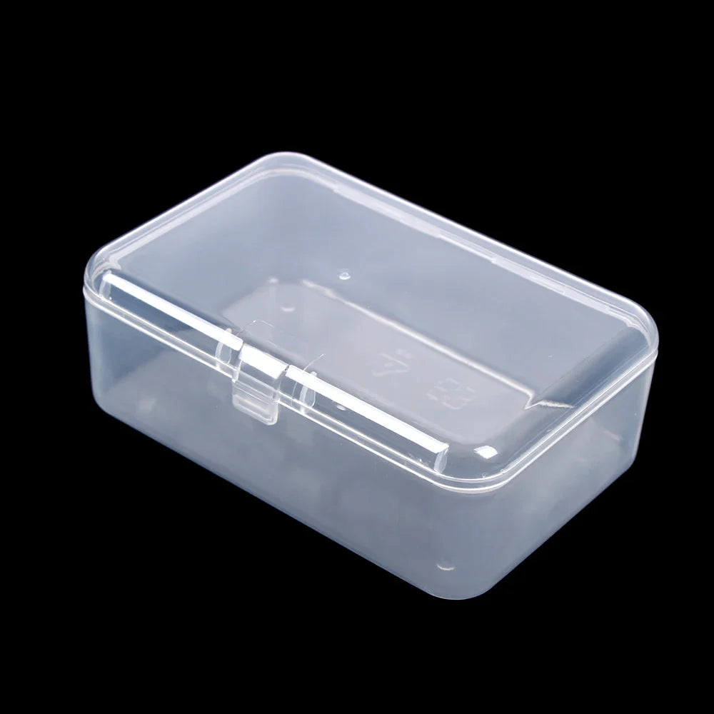 Clear Plastic Jewelry Box with Lid – Dustproof PP Storage Case