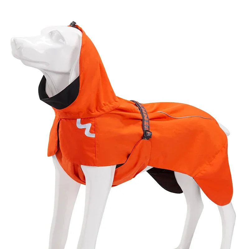 TRUELOVE Pet Clothing Waterproof Windbreaker Detachable Jacket Clothes for Dogs Fashion Patterns Soft Pet Raincoat Coat YG1872 Peaceful Pleasures Health and Wellness orange 70CM China Mainland
