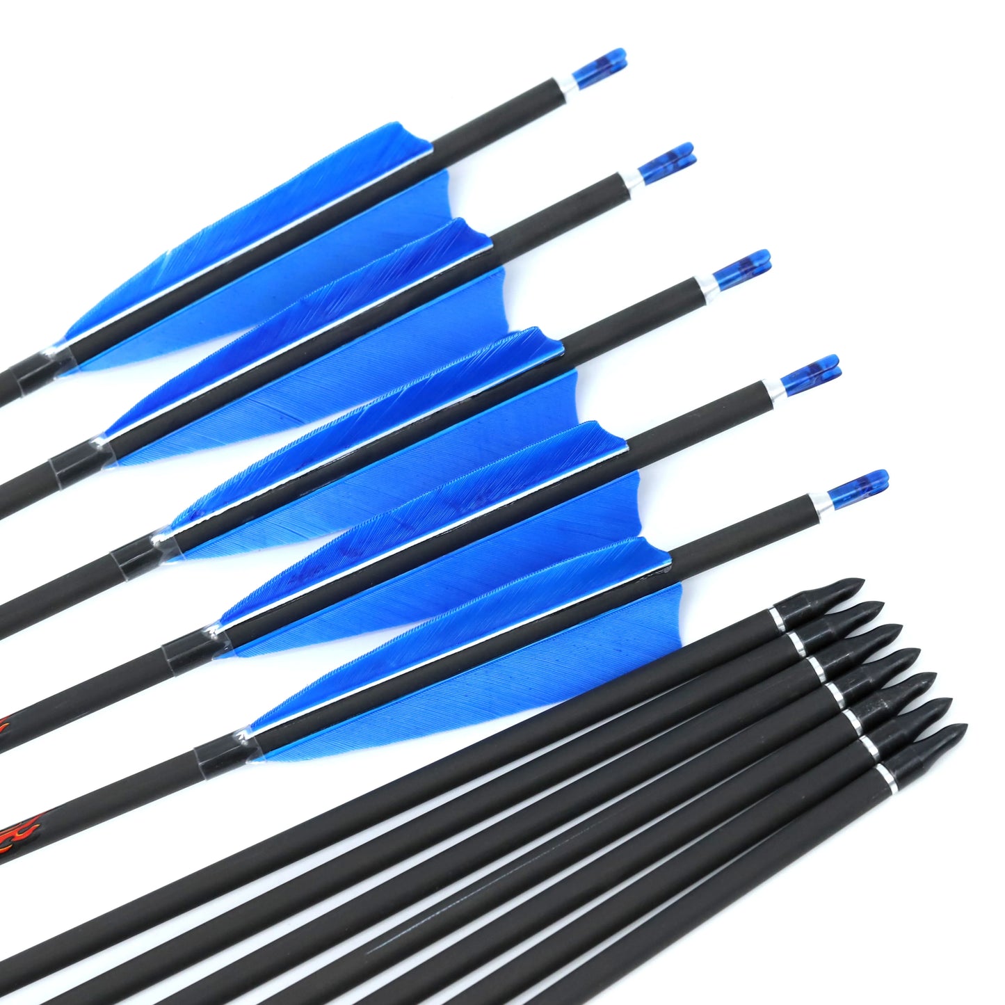 6 ID Pure Carbon Arrow Spine 300 350 400 500 600 700 800 Recurve