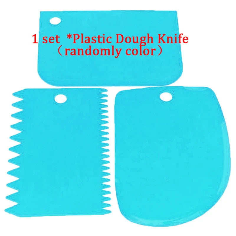 5-Pc Rotating Cake Turntable Set – 27cm Stand & Decorating Tools