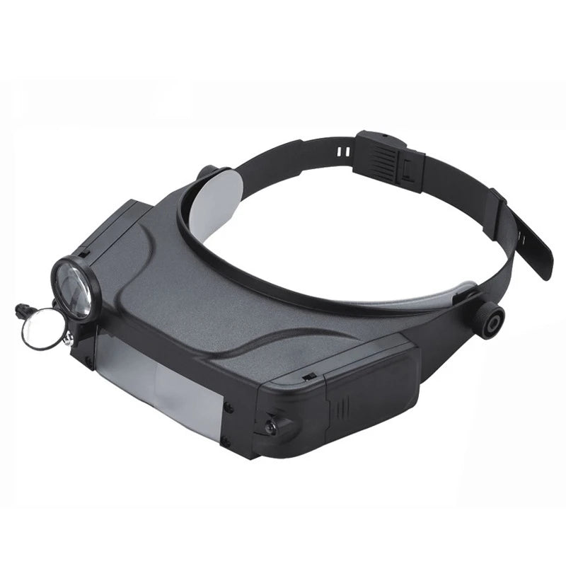 Optical ABS Multiple Head-mounted Magnifying Glass LED Reflective Lens Surgery Loupe Peaceful Pleasures Health and Wellness