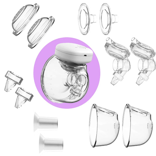 YOUHA Wearable Breast Pump Replacement Parts – BPA-Free Silicone Breast Pump Accessories Peaceful Pleasures Health and Wellness