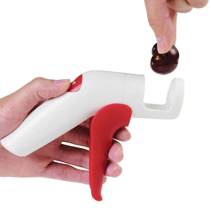 Cheery Cherries Pitter Seed Removing Tool Home Office Travel Fruit Stone Extractor Remove Cherry Bones Fruit Tools Cheery Pitter Peaceful Pleasures Health and Wellness Default Title