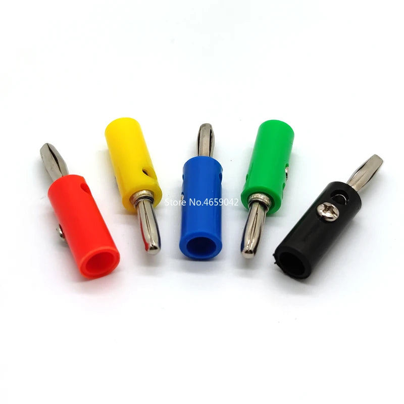 5 Pairs 4mm Banana Plug and Socket Kit Audio Speaker To Insert Connector DIY Model Parts Peaceful Pleasures Health and Wellness