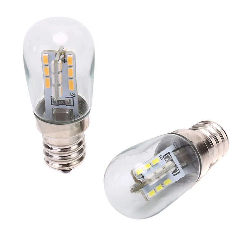 E12 LED Bulb 220V Globe Glass Lamp – Refrigerator & Sewing Machine