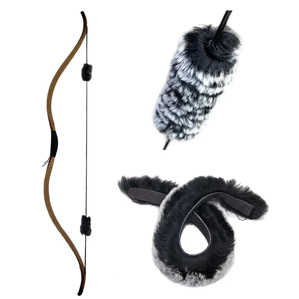 Archery Bowstring Stabilizer Absorber Rabbit Hair Damper Shock Absorb