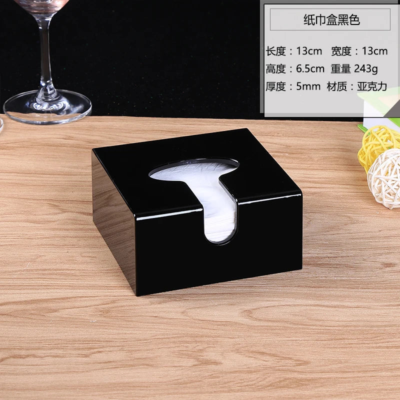 Modern Acrylic Tissue Box Cover | Holder & Dispenser