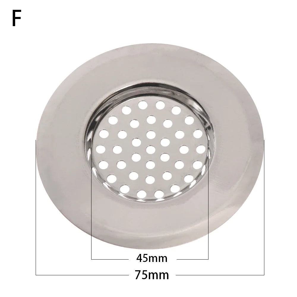 Stainless Steel Sink Drain Hair Catcher Strainer – 2 Pack