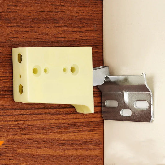 2-Pack Invisible Wall Mount Cabinet Hanging Bracket Connector Cabinet Mounting Bracket Oasis Select
