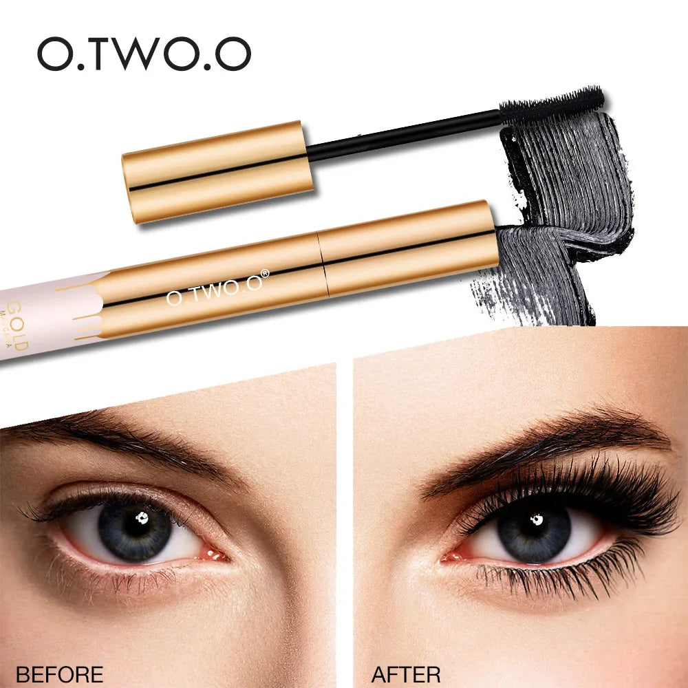 O.TWO.O 3D Lengthening Waterproof Mascara | Black Long-Wearing