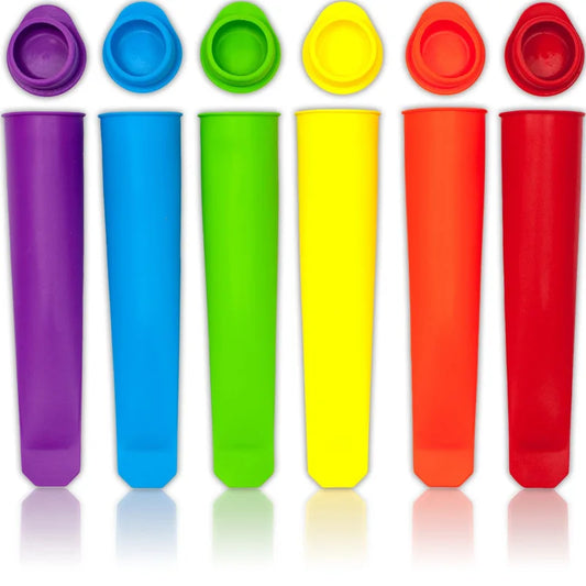 5pc/lot Summer Popsicle Maker Lolly Mould Kitchen DIY Random Color Food-Grade Silicone Frozen Ice Cream Pop Mold Peaceful Pleasures Health and Wellness Default Title