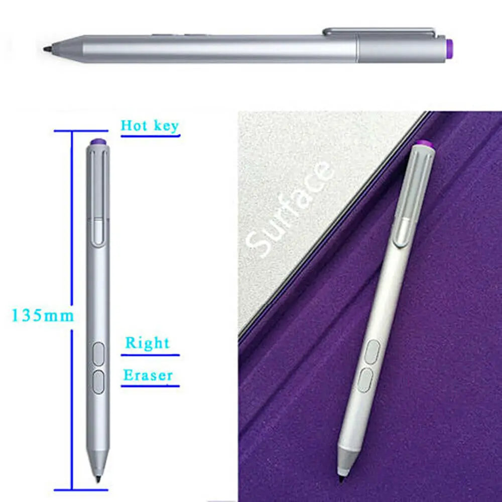 For Microsoft Surface Pro 3 4 5 6 Stylus Silver Bluetooth-Compatible Touch Screen Pencil S-Pen Peaceful Pleasures Health and Wellness