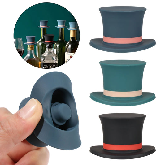 Silicone Wine Bottle Stopper | Vacuum Seal Cap for Wine & Beer Wine Bottle Stopper Peaceful Pleasures Health and Wellness