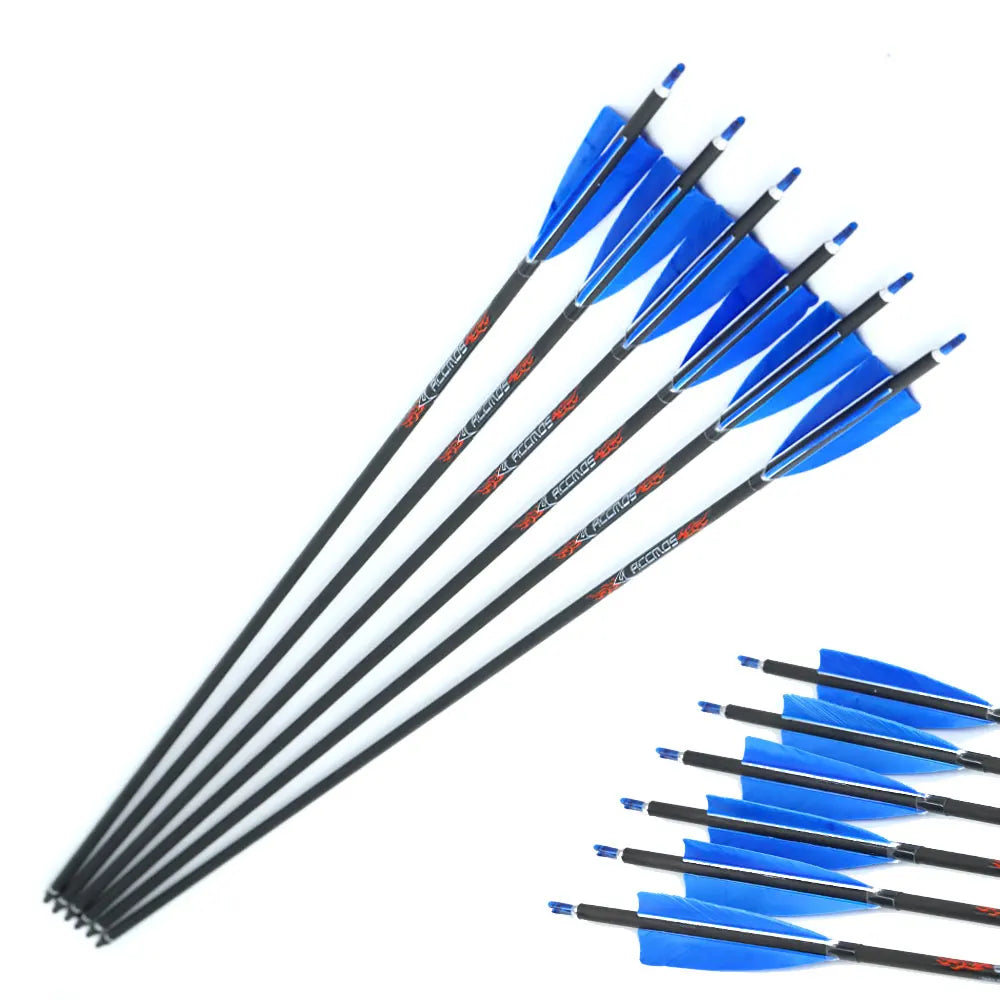 6 ID Pure Carbon Arrow Spine 300 350 400 500 600 700 800 Recurve
