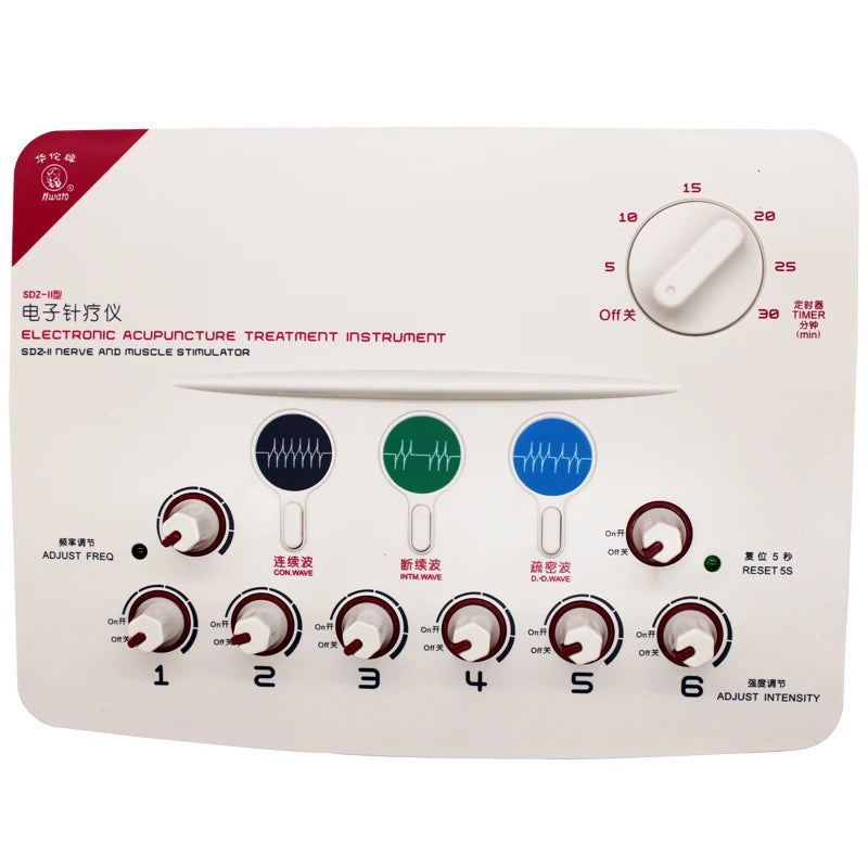 EMS Electroacupuncture Muscle Stimulator | 6-Channel Low Frequency
