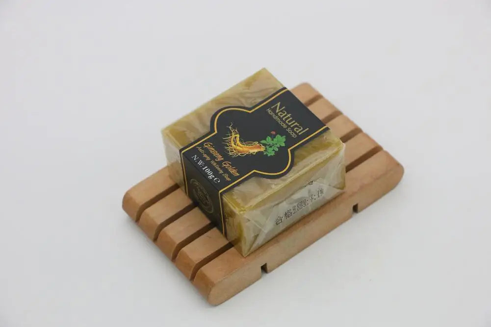 Natural Handmade Soap – Bamboo Charcoal, Chamomile & Volcanic Mud
