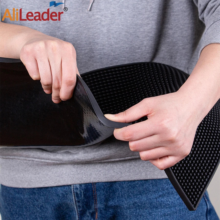 Alileader 30x60cm Non-Slip Barber Mat Hairdressing Tool Anti-Skid Pad for Clippers Salon Use Beauty Hair Salon Mat Peaceful Pleasures Health and Wellness