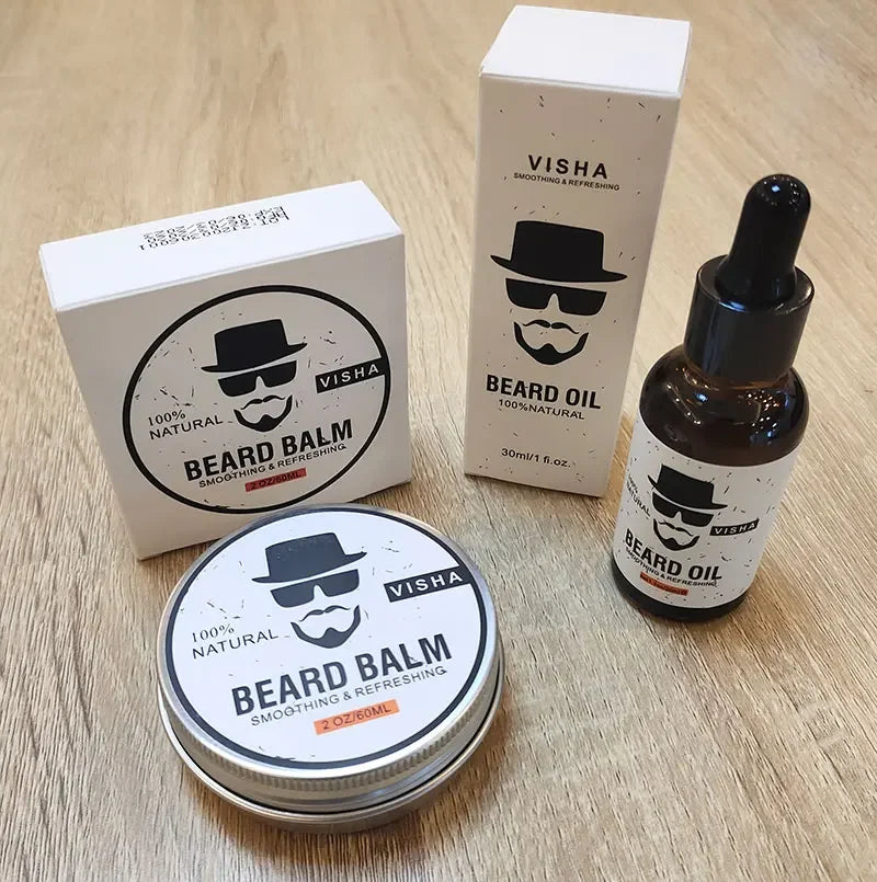 ENVISHA Beard Oil & Cream – Growth, Grooming & Moisturizing Peaceful Pleasures Health and Wellness