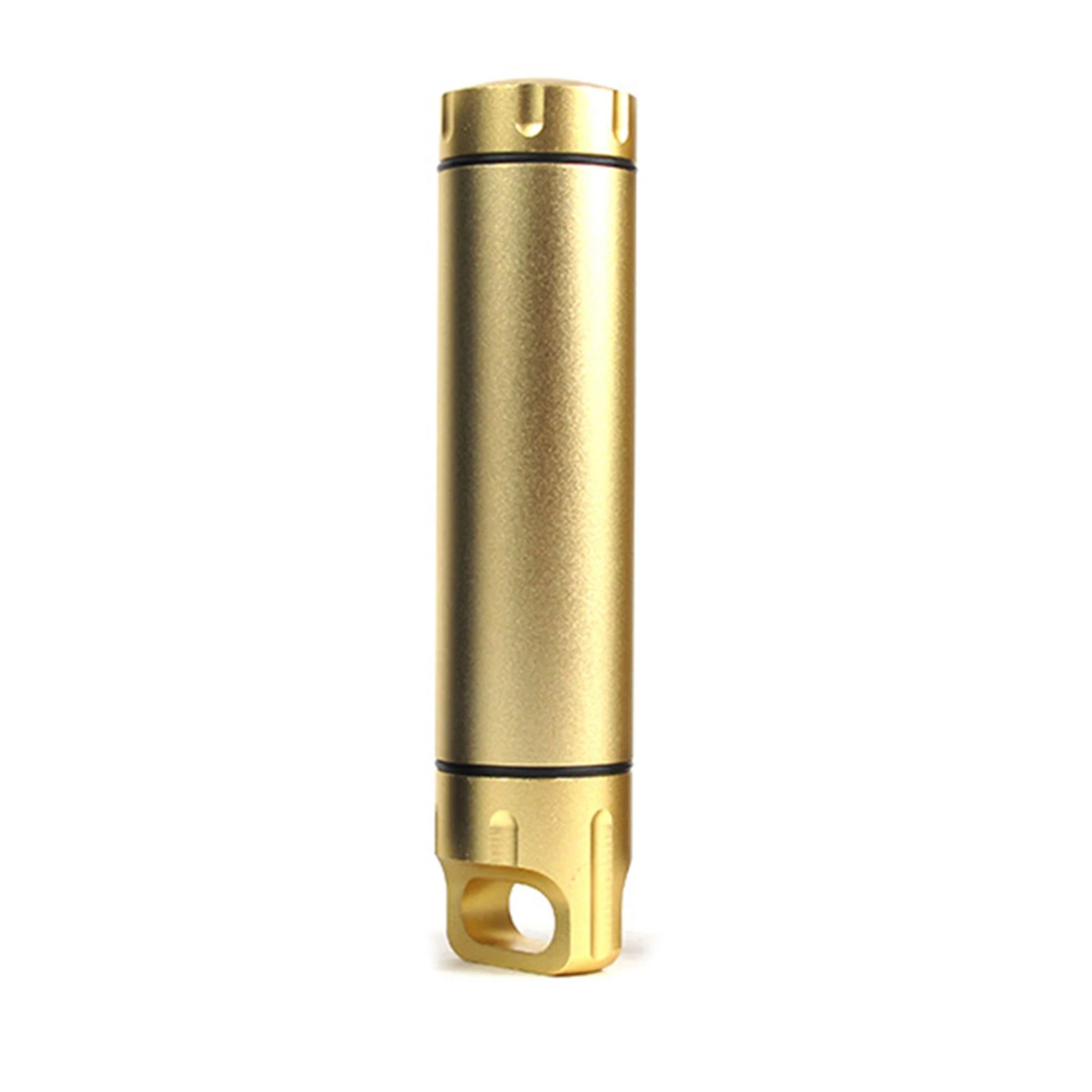 Portable Waterproof Capsule Seal Bottle Aluminum Alloy Outdoor Survival Pill Box Multifunctional Container Outdoor Tools Peaceful Pleasures Health and Wellness