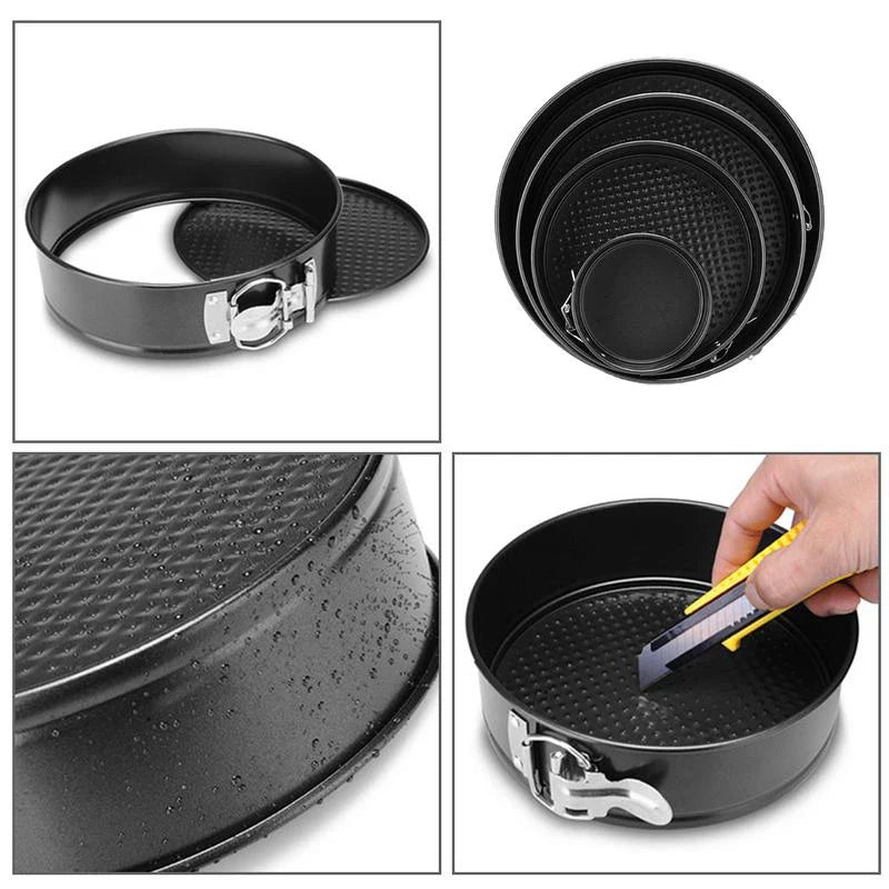 CHANSUNRUN 8/9/10" Non-Stick Springform Cake Pan Set of 3