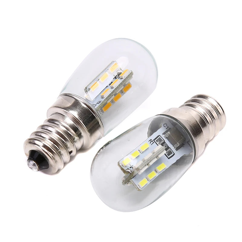 E12 LED Bulb 220V Globe Glass Lamp – Refrigerator & Sewing Machine