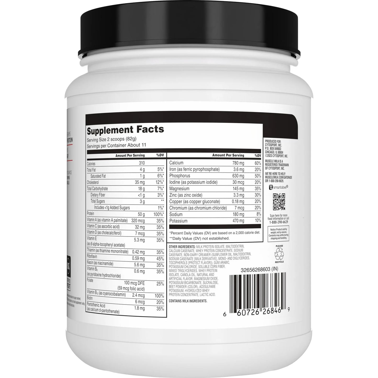 2 Pack! TWO Muscle Milk Pro Series Protein Powder, Strawberry, 2 Pound