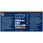 CBD Roll On 2000mg Cooling Topical