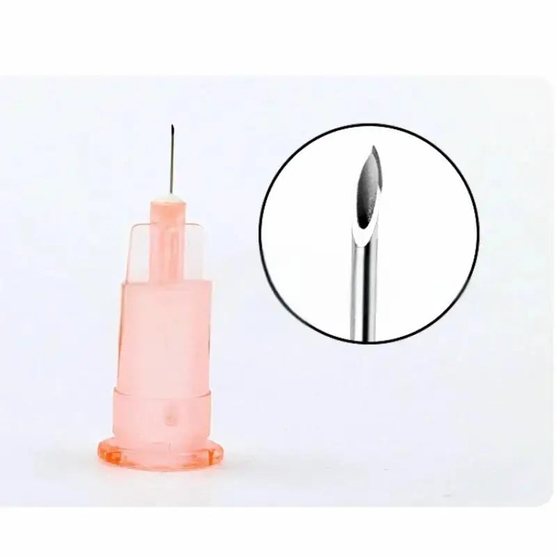 100PCS 34G Dental Irrigation Syringe Needles | 1.5–8mm Tips