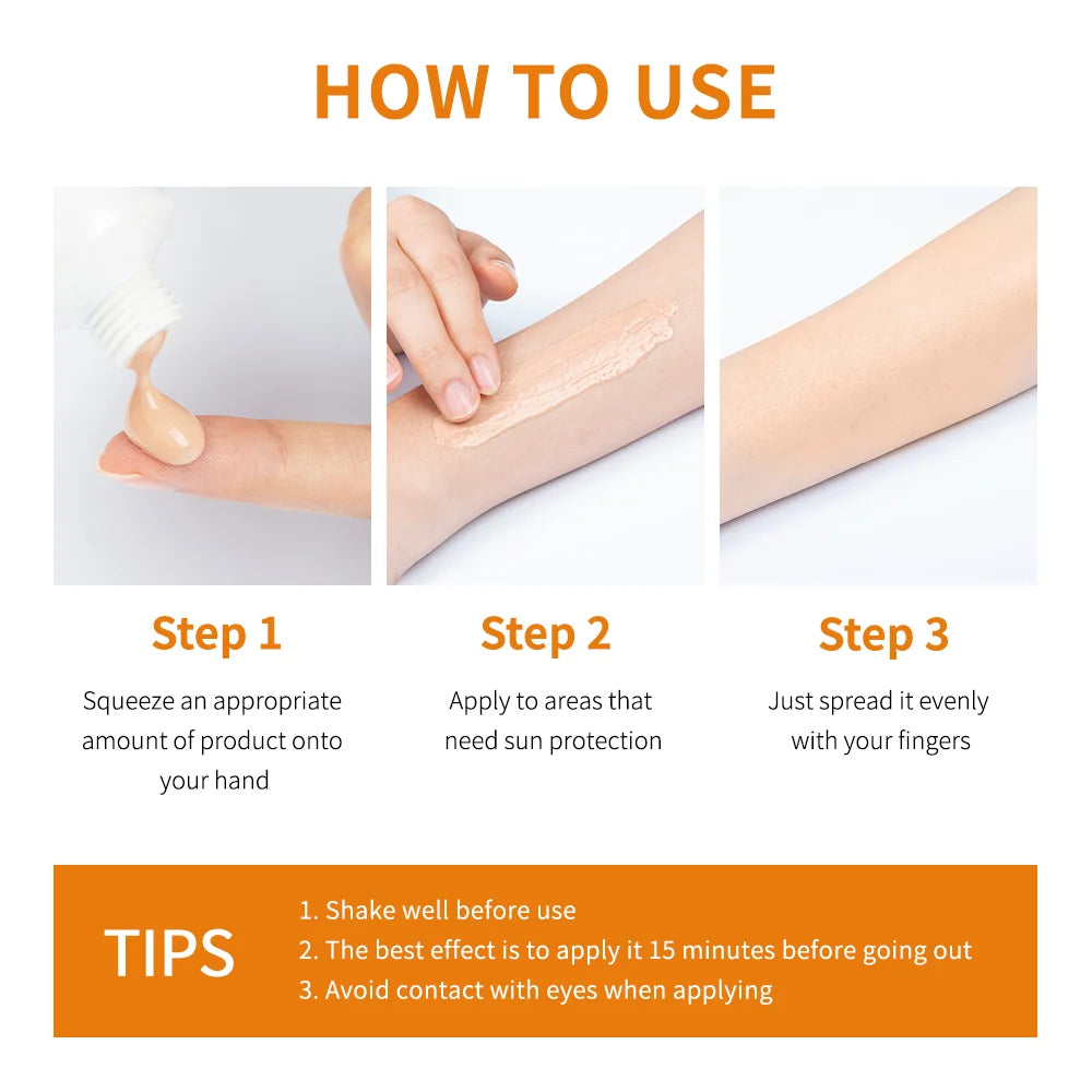 Vitamin C Sunscreen Foundation Vitamin E moisturizing whitening even skin tone delays aging and reduces skin fine lines Peaceful Pleasures Health and Wellness